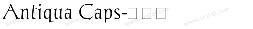 Antiqua Caps字体转换
